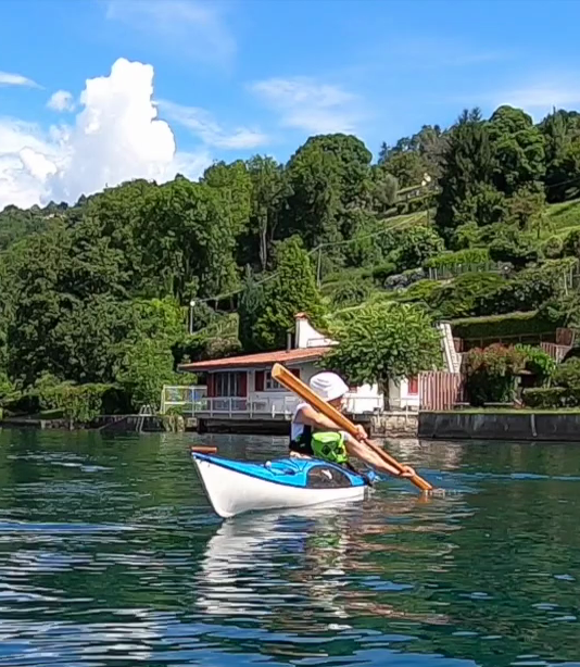 lezione privata sul lago d'orta