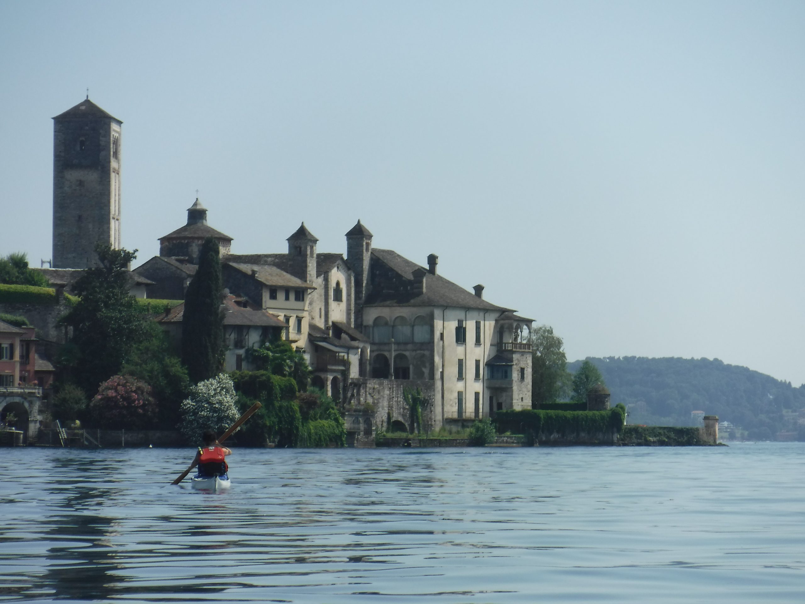 kayak verso isola di san giulio